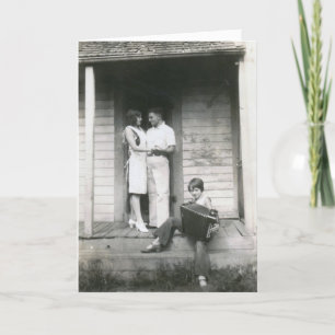 Cartes Pour Fêtes Annuelles Old-fashioned Romance