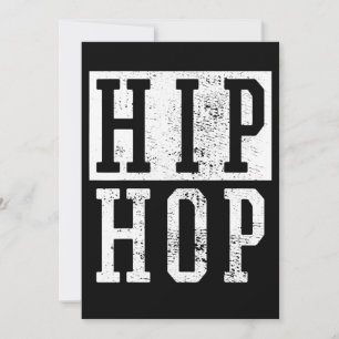 Cartes Pour Fêtes Annuelles Old School 90s Nineties Hip Hop Rap Damiseta