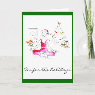 Cartes Pour Fêtes Annuelles Om For the Holidays Greeting Card