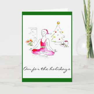 Cartes Pour Fêtes Annuelles Om For the Holidays Greeting Card