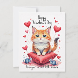 Cartes Pour Fêtes Annuelles 💘🐈Ombre de l'amour