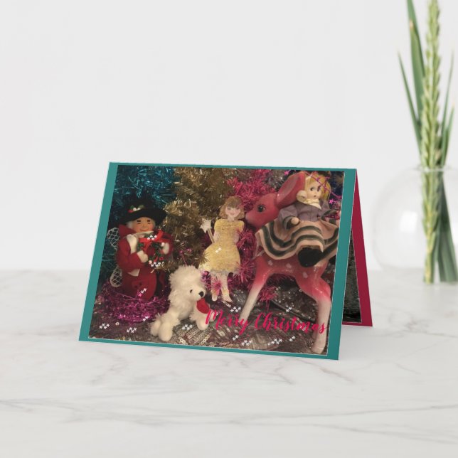 Cartes Pour Fêtes Annuelles Oncle de visite Mistletoe (Devant)