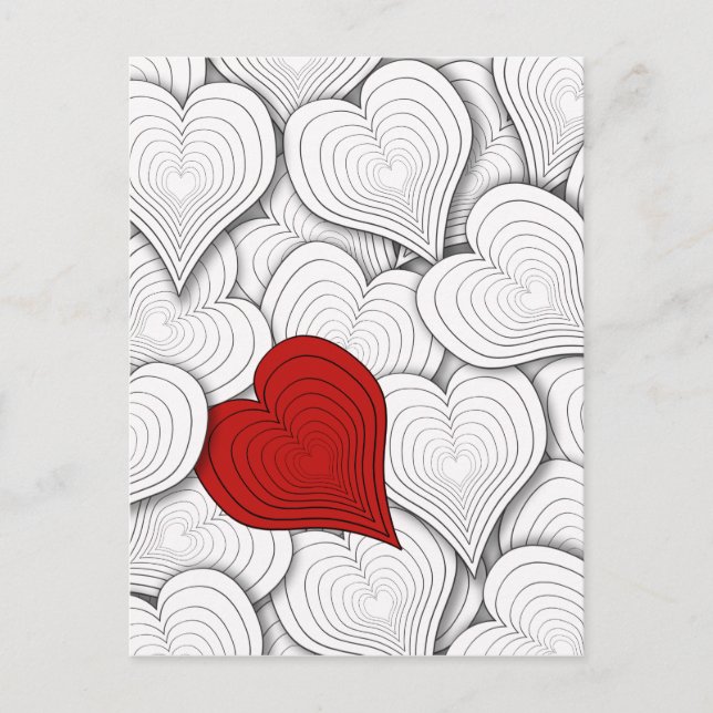 Cartes Pour Fêtes Annuelles Onion Hearts Valentine Illustration (Devant)
