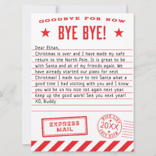 Cartes Pour Fêtes Annuelles Onze goodbyes de Say