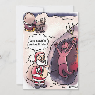 Cartes Pour Fêtes Annuelles Oops Greeting Card