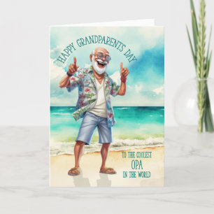 Cartes Pour Fêtes Annuelles Opa Grand-parents Day Allemand Grand-père Coolest