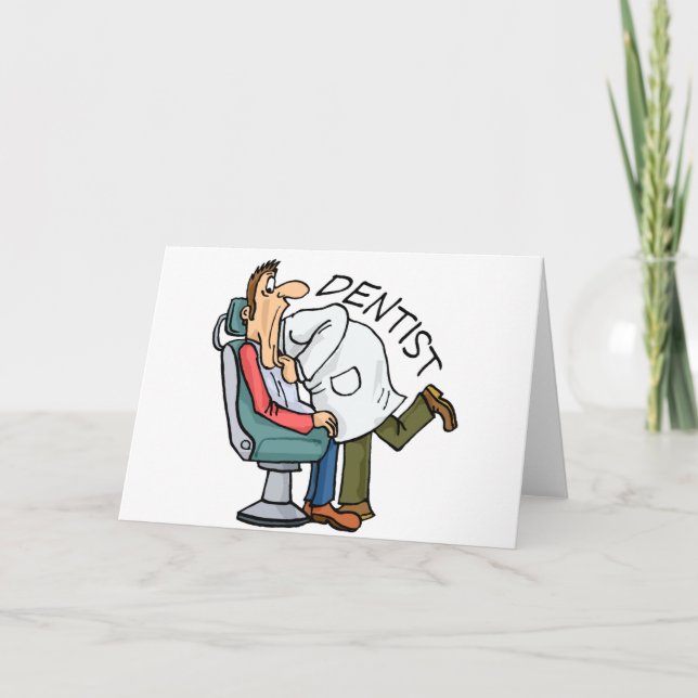 Cartes Pour Fêtes Annuelles Open Wide Dentist (Devant)