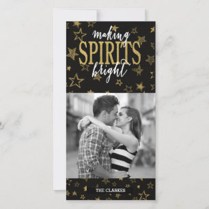 CARTES POUR FÊTES ANNUELLES OR CHIC   FABRIQUER DES ÉTOILES BRILLANTES