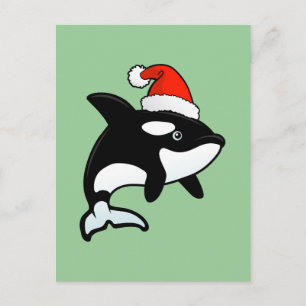 Cartes Pour Fêtes Annuelles Orca Père Noël