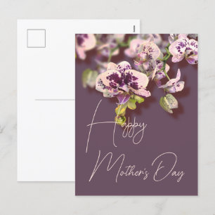 Cartes Pour Fêtes Annuelles Orchidées Floral Bonne fête des mères