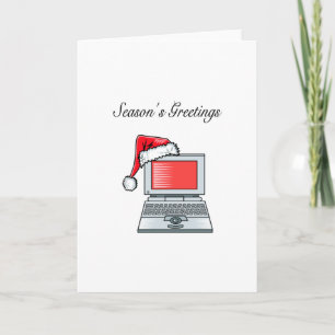 Cartes Pour Fêtes Annuelles Ordinateur de Noël