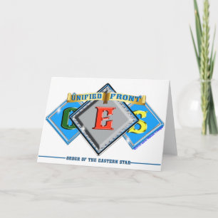 Cartes Pour Fêtes Annuelles Ordre de l'étoile orientale OES