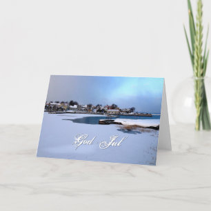 Cartes Pour Fêtes Annuelles Öregrund en hiver Noël suédois