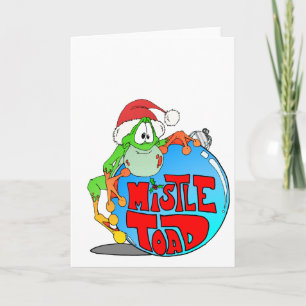 Cartes Pour Fêtes Annuelles Ornement de crapaud de soie