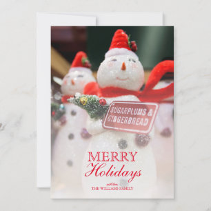Cartes Pour Fêtes Annuelles Ornement de motoneige artisanal