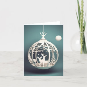 Cartes Pour Fêtes Annuelles Ornement de Noël