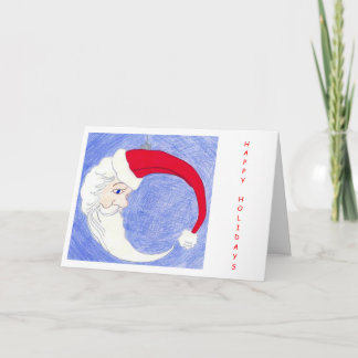 Cartes Pour Fêtes Annuelles Ornement père Noël