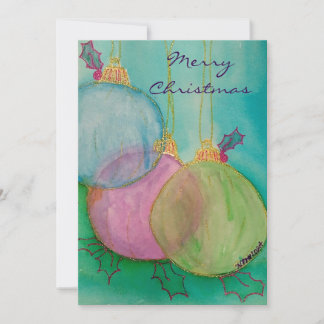 Cartes Pour Fêtes Annuelles Ornements de Noël