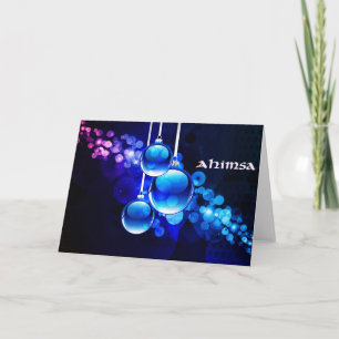 Cartes Pour Fêtes Annuelles Ornements de Noël d'Ahimsa