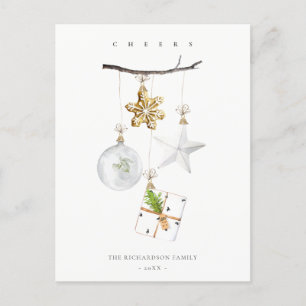 Cartes Pour Fêtes Annuelles Ornements de Noël Étoile Cookie Chime Acclamations