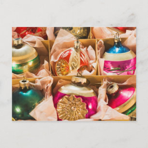 Cartes Pour Fêtes Annuelles Ornements de Noël vintage