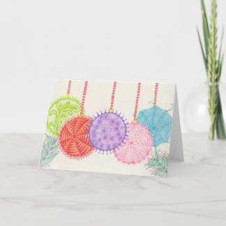 Cartes Pour Fêtes Annuelles Ornements de vacances