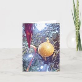 Cartes Pour Fêtes Annuelles Ornements de vacances en hiver