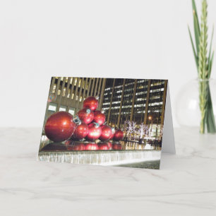 Cartes Pour Fêtes Annuelles Ornements géants NYC