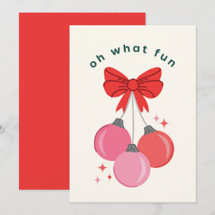 Cartes Pour Fêtes Annuelles Ornements Girly Bow