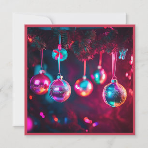 Cartes Pour Fêtes Annuelles Ornements lumineux