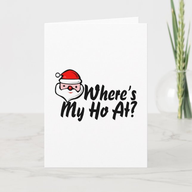 Cartes Pour Fêtes Annuelles Où Mon Ho À 2 Heures (Devant)