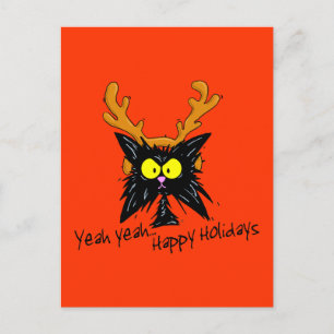 Cartes Pour Fêtes Annuelles "Ouais, ouais... happy holidays"