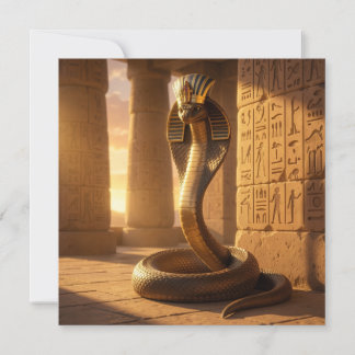 Cartes Pour Fêtes Annuelles Oudjat – Déesse cobra égyptienne´6