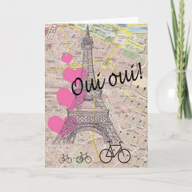 Cartes Pour Fêtes Annuelles Oui Oui Valentine (Devant)