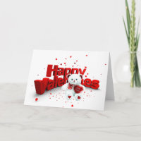 Ours de la Saint-Valentin heureux