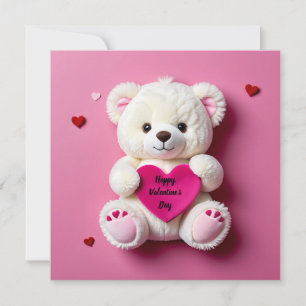 Cartes Pour Fêtes Annuelles Ours en peluche de la Saint-Valentin