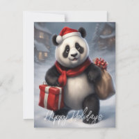 Ours Panda Santa