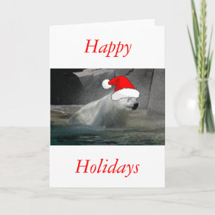 Cartes Pour Fêtes Annuelles Ours polaires de Noël