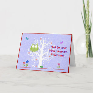 Cartes Pour Fêtes Annuelles Owbe Be Your Friend Forever, Valentine Card