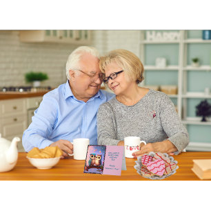 Cartes Pour Fêtes Annuelles Owl Love Is Sweet Valentine's Day