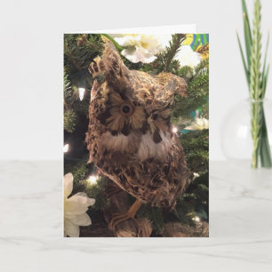 CARTES POUR FÊTES ANNUELLES "OWL TOUJOURS BEAUCOUP DE VOUS AIMER" NOËL OWL