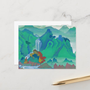 Cartes Pour Fêtes Annuelles Padma Sambhava par Nicholas Roerich