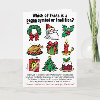 CARTES POUR FÊTES ANNUELLES PAGAN NOËL