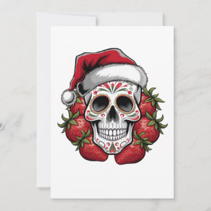 Cartes Pour Fêtes Annuelles Paille père Noël Day of the Dead