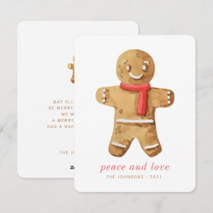 Cartes Pour Fêtes Annuelles Pain d'épice mûre moderne Homme