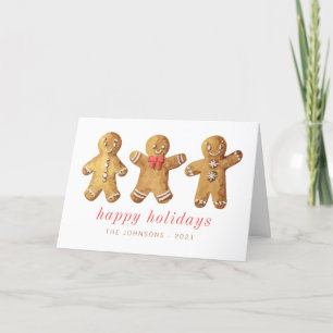 Cartes Pour Fêtes Annuelles Pain d'épice mûre moderne Homme