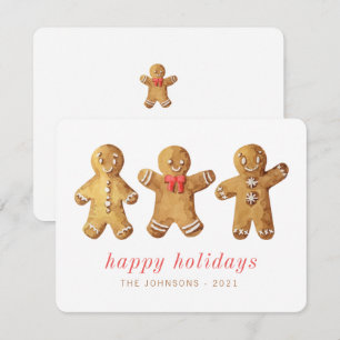 Cartes Pour Fêtes Annuelles Pain d'épice mûre moderne Homme