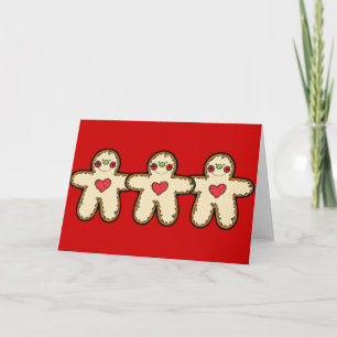 Cartes Pour Fêtes Annuelles Pain d'épices