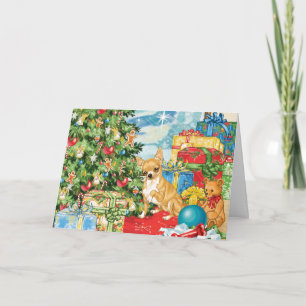 Cartes Pour Fêtes Annuelles Pain d'épices veut Chihuahua Art de Noël