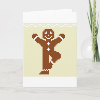 Cartes Pour Fêtes Annuelles Pain d'épices Yoga Arbre Asana